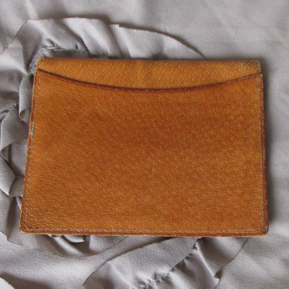 vintage genuine pigskin billfold wallet